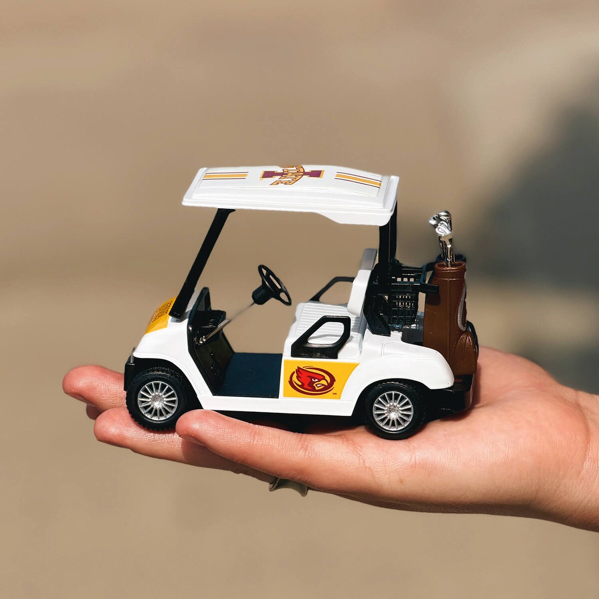 I-State White Toy Golf Cart